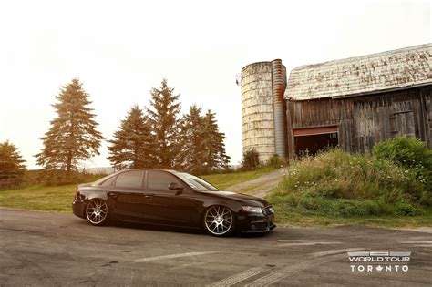 Custom Vossen Forged Wheels Beautify Black Audi A4 — CARiD.com Gallery