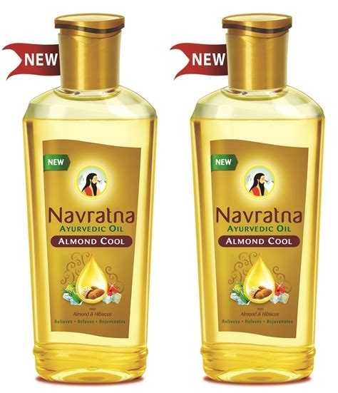 Navratna almond cool oil pack of 2 available at ShopClues for Rs.104