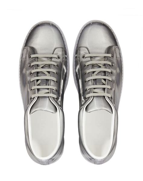 LANVIN REFLECTIVE LAMBSKIN SNEAKER Sneakers U d | Sneakers, Lanvin ...