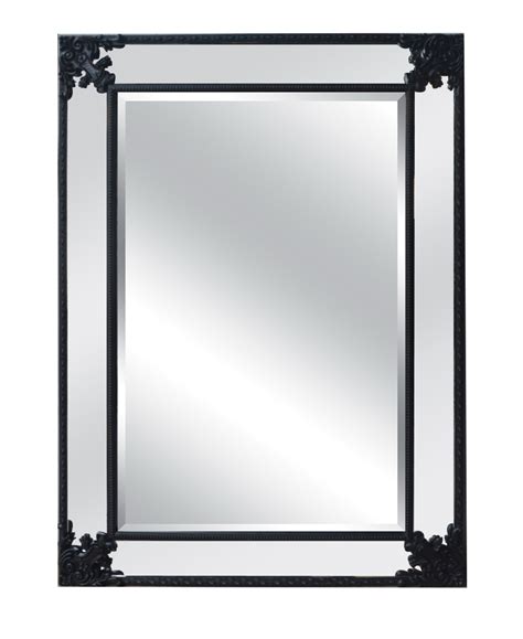 Central Importers - Modern Styling Black frame with Bevel Mirror | WALL MIRRORS | Masterton, New ...