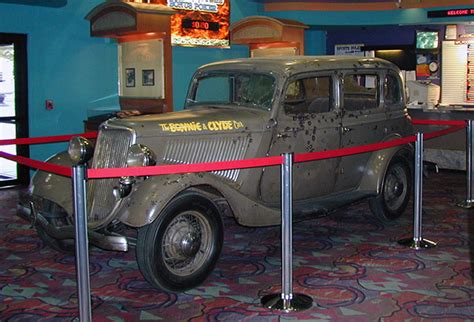 Bonnie and Clyde's Car - Bullet-Riddled 1934 Ford