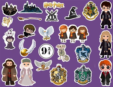 Harry Potter Stickers Printable