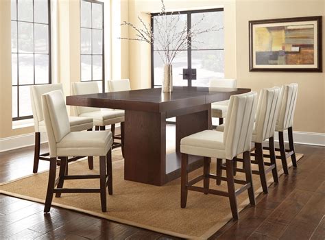 Counter Height Extendable Dining Table Set | donyaye-trade.com