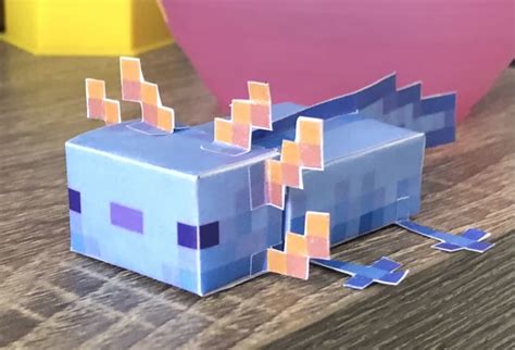 Axolotl Papercraft Template