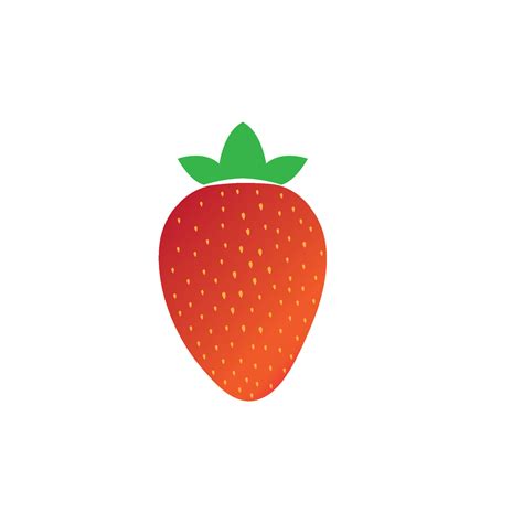 strawberry logo vector design 10836654 Vector Art at Vecteezy