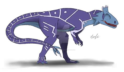 Cryolophosaurus Fossil Fighters Style by FantasyFanatic365 on DeviantArt