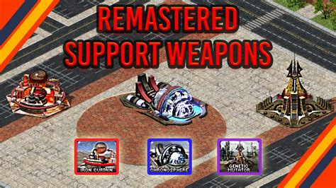 C&C Red Alert 2 Remastered Mod - Testing Supportive Super Weapons - YouTube