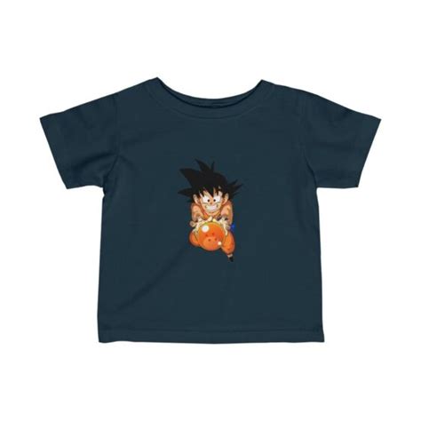 DBZ Kid Goku With Dragon Ball 4 Star Kids Wonderful Baby T-shirt