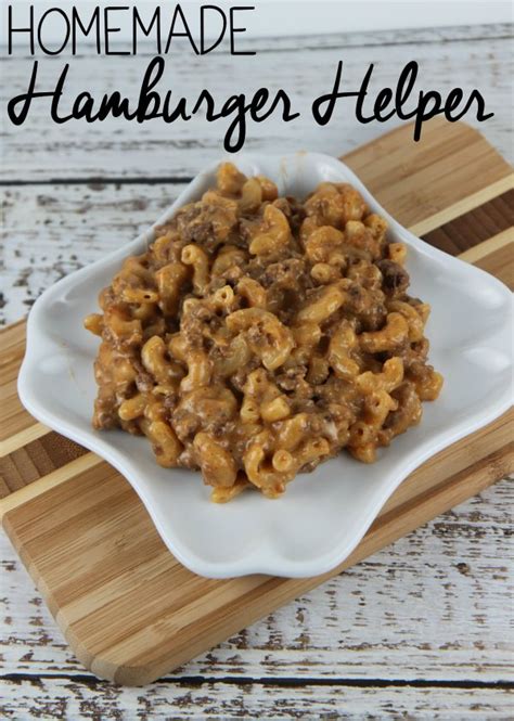 Copycat Hamburger Helper Cheeseburger Macaroni - BargainBriana