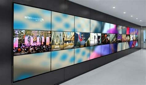 Installation of the Week: Huge Video Wall Welcomes Brookfield's Guests | Digital signage, Video ...