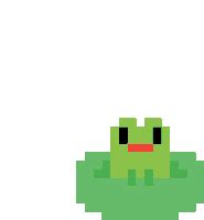 Frog Pixel Art Gif