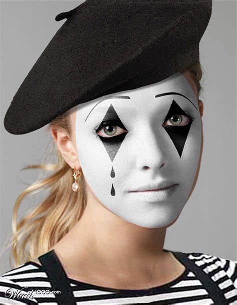 Image result for mime makeup | Mime makeup, Halloween costumes makeup, Halloween makeup looks