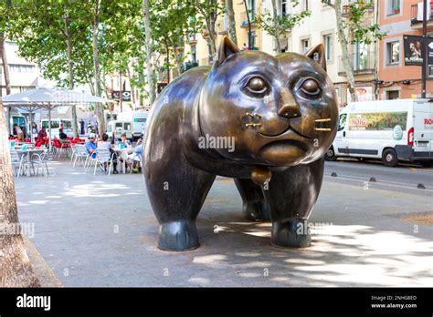 'El Gato del Raval' sculpture of a cat by Fernando Botero, Raval ...