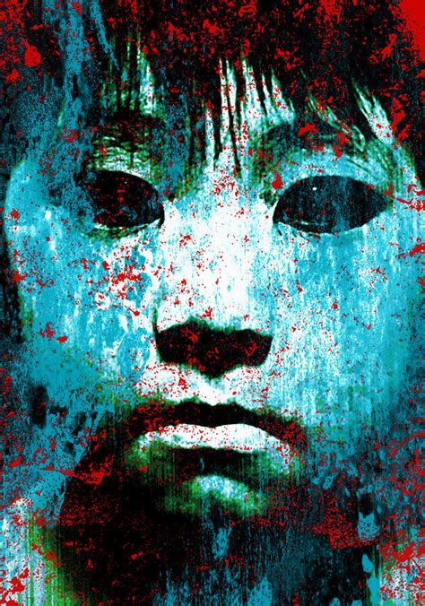 The Grudge - Japanese Horror Movie Digital Art by Jonathan Palgon