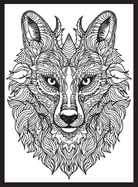 Animals Mandala Adult Coloring Pages 25867543 Vector Art at Vecteezy