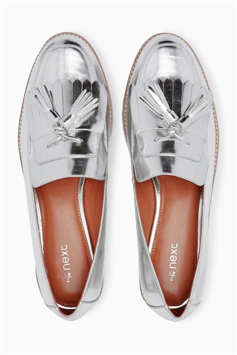 These metallic loafers instantly add style to any outfit! | Metallic ...