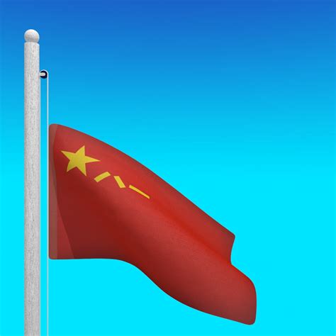 Flags of CHINA - Animated LOOP collection 3D Model $5 - .max .unknown - Free3D