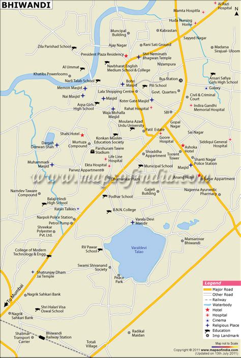 Thane City Map In Detail