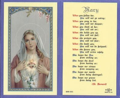 Mary Prayer Laminated Holy Card, 25-Pack, # 99764