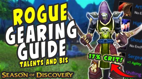 SOD Rogue Gearing Guide for Season of Discovery (Phase 1) - YouTube