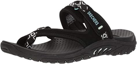 Skechers - Skechers Women's Reggae-Trailway Flip-Flop,Black - Walmart.com