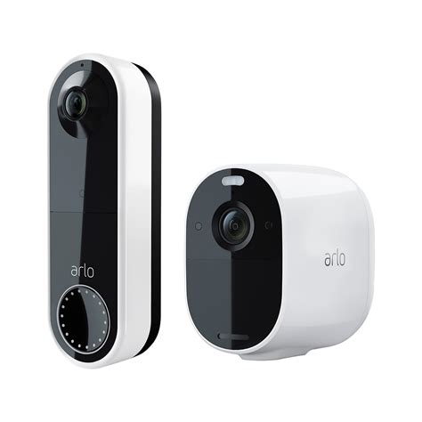 Shop Arlo Arlo Essential Single Camera + Wire-free Video Doorbell Bundle at Lowes.com