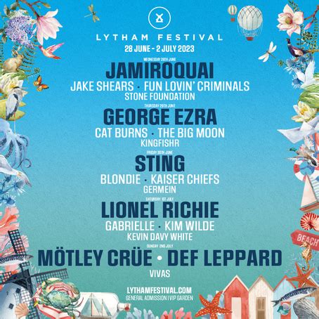 Lytham Festival - Jamiroquai 2023 Lytham Line-up, Tickets & Dates Jun ...