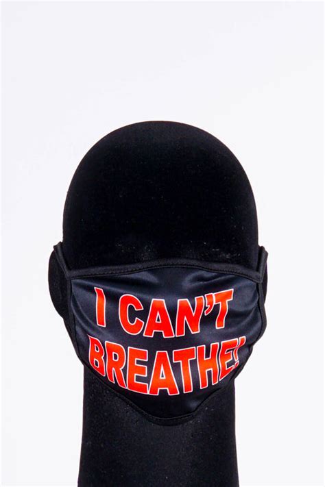 Covered! I Can't Breathe mask, black – Burning Sands™