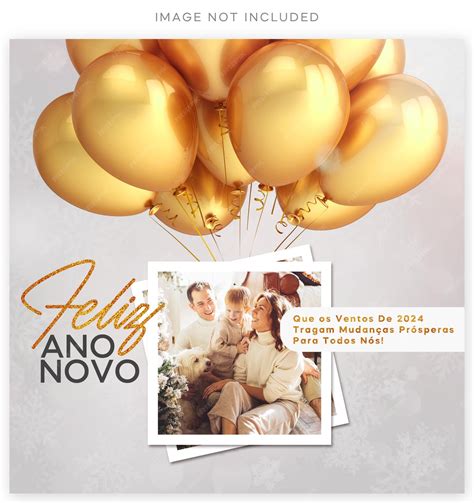 Premium PSD | Feliz Ano Novo merry christmas happy new year social media post editable psd