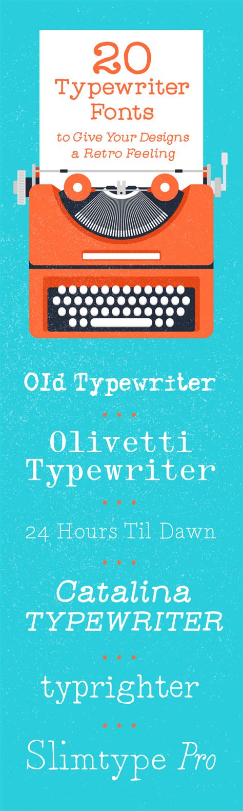 Typewriter Font Logo