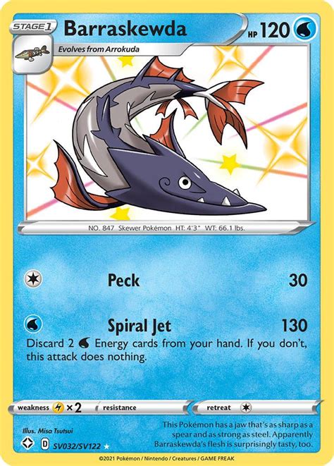 Barraskewda SV32/SV122 - Shining Fates - Shiny Rare (Shiny Vault) - Shady Bloom