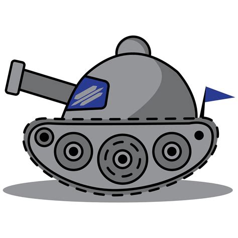 battle tank illustration 13751057 Vector Art at Vecteezy