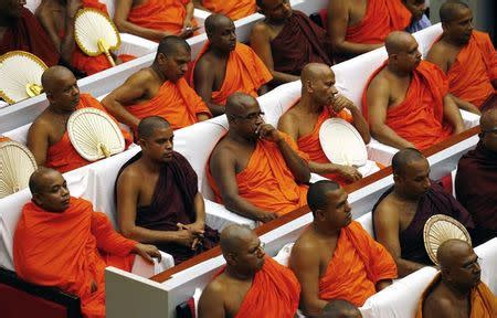 Buddhist monks attend the Interreligious Encounter at the Bmich in Colombo | View photo - Yahoo ...