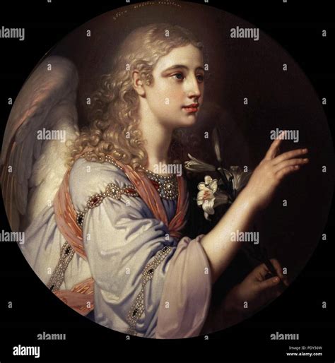 Archangel Gabriel from the Annunciation Stock Photo - Alamy