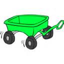 Color Wheel of Kids Wagon clipart