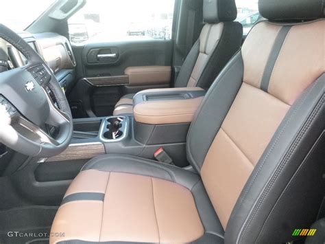 Jet Black/Umber Interior 2019 Chevrolet Silverado 1500 High Country Crew Cab 4WD Photo ...