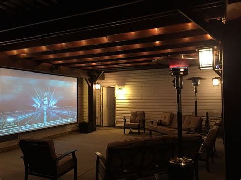 Pin by korean food on Backyard patio ideas | Backyard movie screen ...