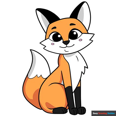 Easy Fox Drawing