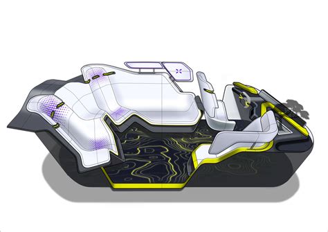 IED Tracy Concept Interior Design Sketch Render - Car Body Design