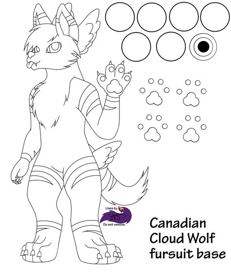 Fursuit Reference Coloring Pages