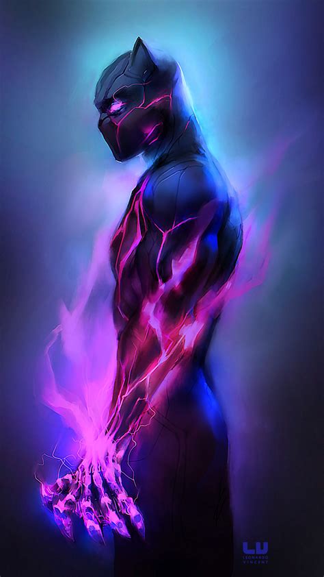 1440x2560 Black Panther Fanartwork Samsung Galaxy S6,S7 ,Google Pixel ...