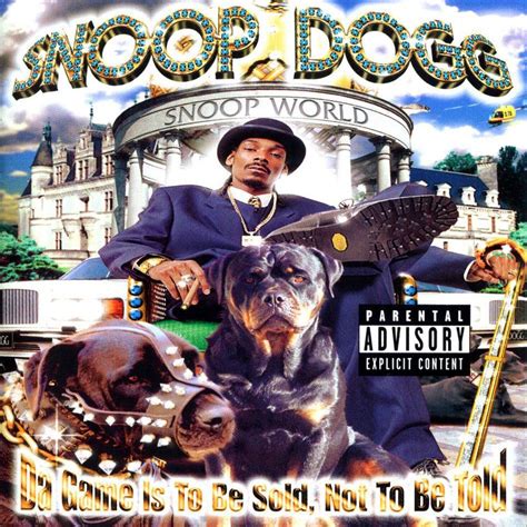 snoop dogg "da game is to be sold not to be told" (1998) | Snoop dogg, Rap album covers ...