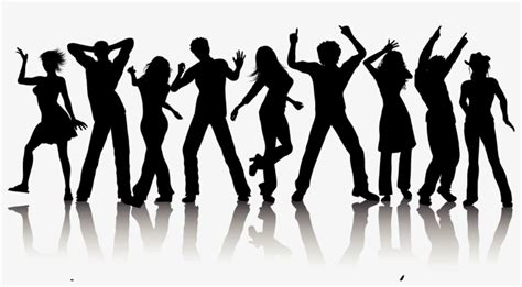 Black And White Party Png Image Mart - Zumba Dancer Clip Art - Free ...