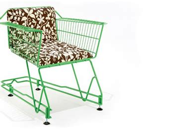 Recycled Shopping Cart Chair: Interior Design: WorldofGood.com by eBay - Chairblog.eu