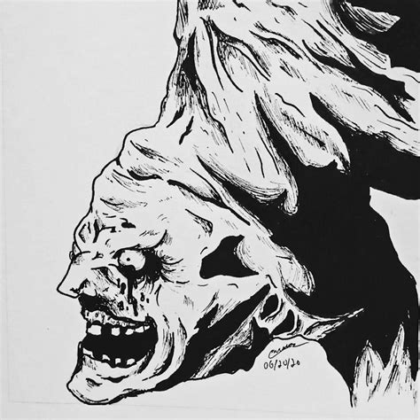 jangly man from scary stories to tell in the dark : r/sketches