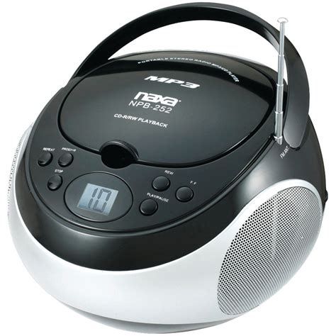 Fm Radio Stereo, Electronics Portable Mp3/cd Player Am Stereo Radio, Black - Walmart.com