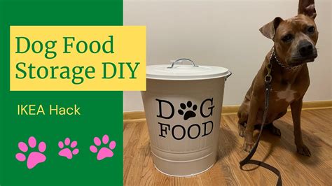 Dog Food Storage Idea | IKEA Hack - YouTube