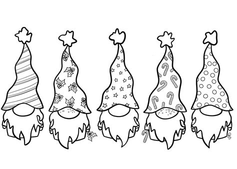 Coloriages De Gnomes - Coloriages Pour Enfants Et Adultes