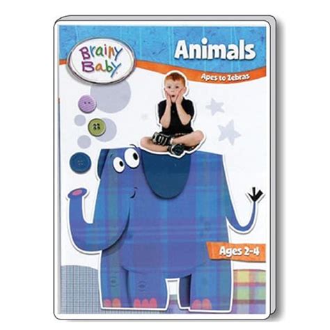 Amazon.com: Brainy Baby Teach Your Child About Animals: Apes to Zebras DVD Deluxe Edition: Not ...