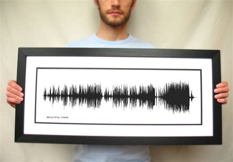 Sound Wave Art Custom Song Soundwave Print Framed or Unframed ...